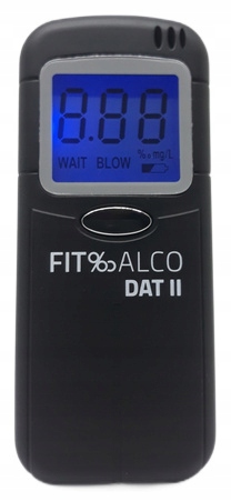 Alkomat FitAlco Dat II LCD LED + Ustniki + Gratis