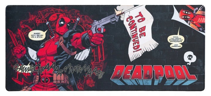 Podkładka pod myszkę Marvel Deadpool na biurko 80x35 cm na Dzień Chłopaka