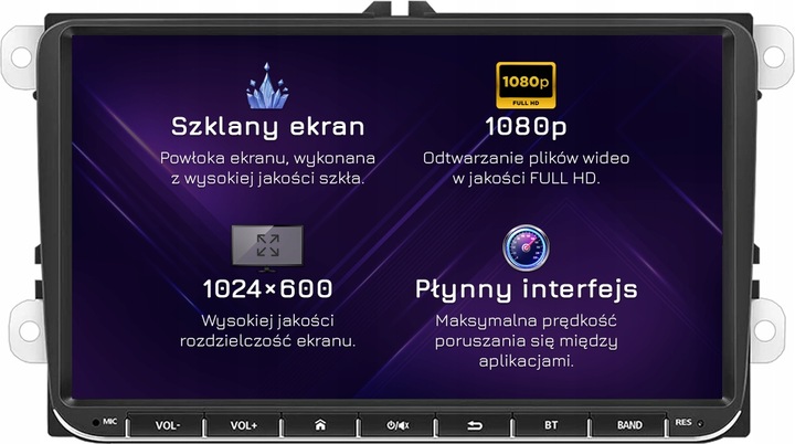 RADIO NAWIGACJA ANDROID VW PASSAT B6 B7 GOLF 5 6 TIGUAN TOURAN CADDY T5 T6