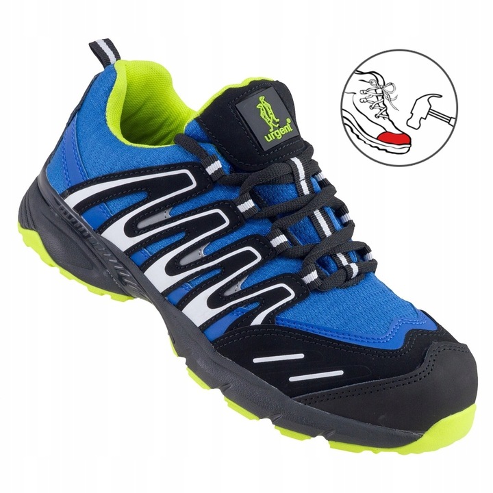 LEKKIE buty robocze SPORTOWE półbuty PRZEWIEWNE 242 S1 z podnoskiem r. 43