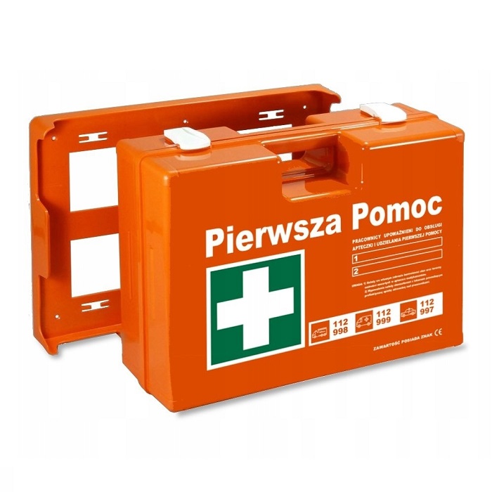 APTECZKA PIERWSZEJ POMOCY ZAKŁADOWA PRZENOŚNA PRZEMYSŁOWA BIUROWA K10