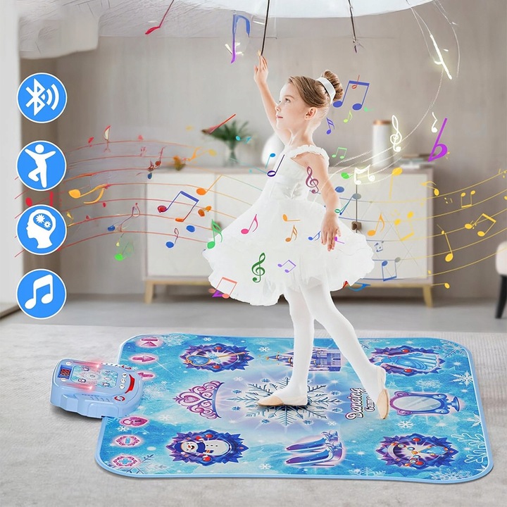 MATA DO TAŃCZENIA MUZYCZNA TANECZNA DLA DZIECI GRA INTERAKTYWNA TAŃCA ZABAW