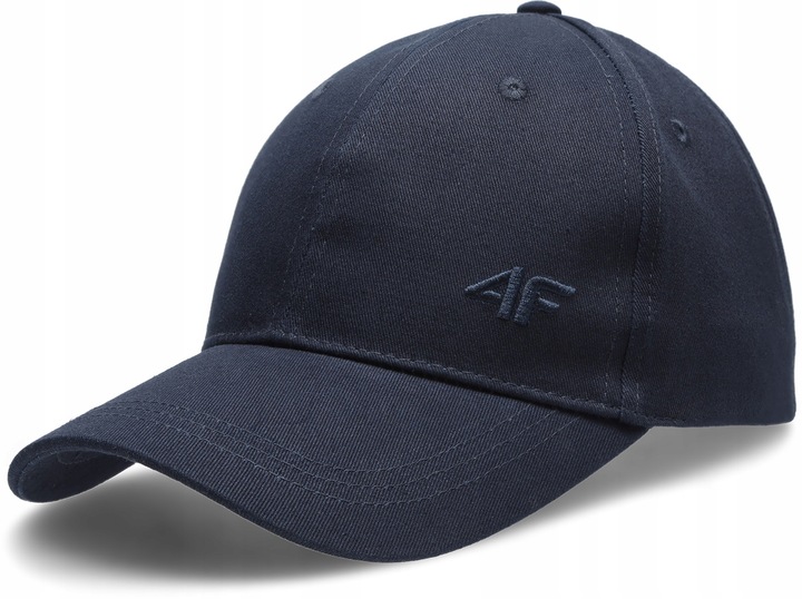 4F ŚLICZNA CZAPKA Z DASZKIEM CAU005 20S - GRANATOWA bejsbolówka