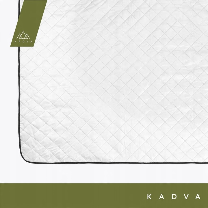 DUŻY Koc PIKNIKOWY turystyczny KADVA Rulo 140 x 170 cm PLAŻOWY na biwak