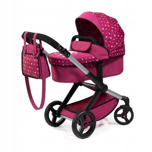 WÓZEK DLA LALEK RÓŻOWY XEO