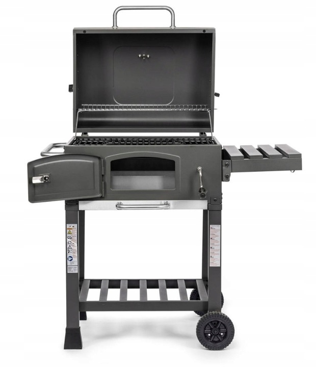 Grill Węglowy Activa Angular Mastercook z Żeliwnym Rusztem 57,5 x 42 cm