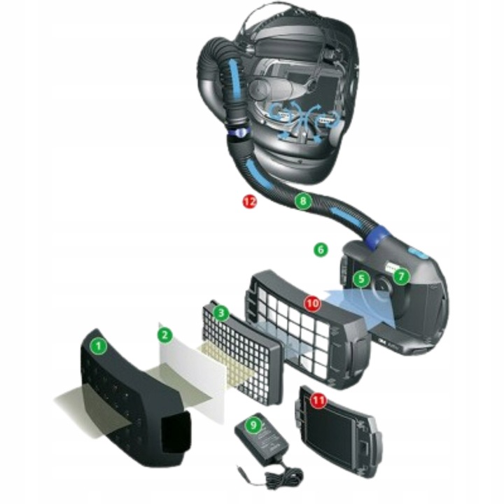 3M 837242 Pochłaniacz gazów do Adflo Speedglas