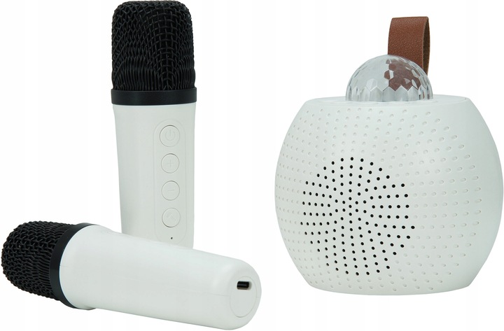 Bezprzewodowy Zestaw Karaoke MusicMate MM-SC150 GleamStar + 2 Mikrofony