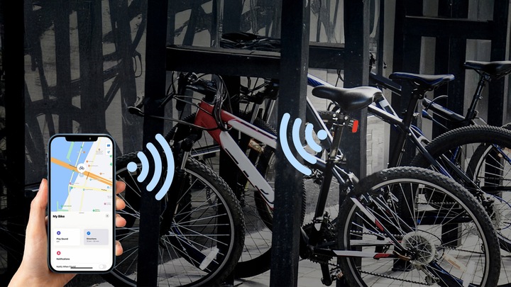 Lokalizator GPS LiTag MiLi lampka tylna do roweru światło rowerow IOS APPLE