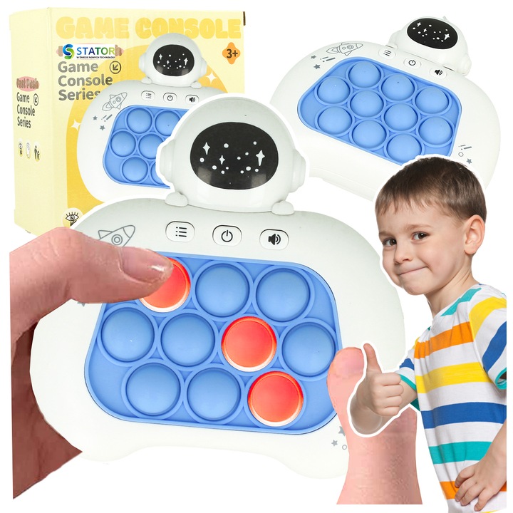 GRA Zręcznościowa POP IT POPIT ELEKTRYCZNA LED Prezent Dla 5 6 7 8 9 latka