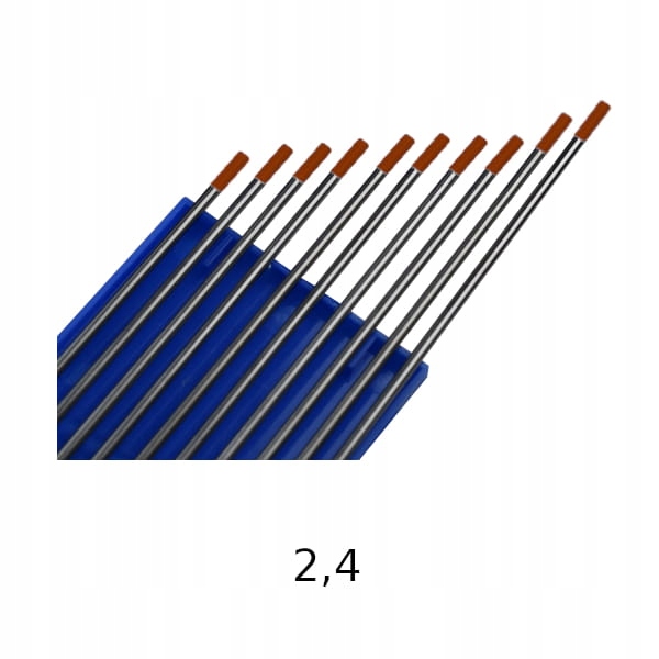 Elektroda wolframowa TIG czerwona 2,4 mm