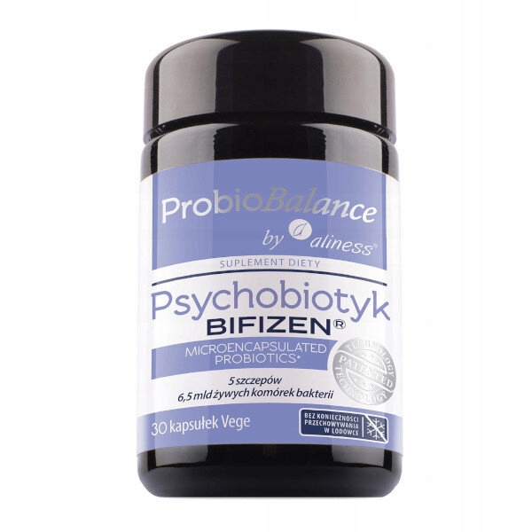 PROBIOBALANCE PSYCHOBIOTYK BIFIZEN 6,5 mld 30 k MÓZG SEN NASTRÓJ JELITA