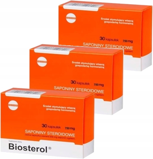 Megabol Biosterol do testosterol 90 kapsułek LIBIDO BOOSTER TESTOSTERON