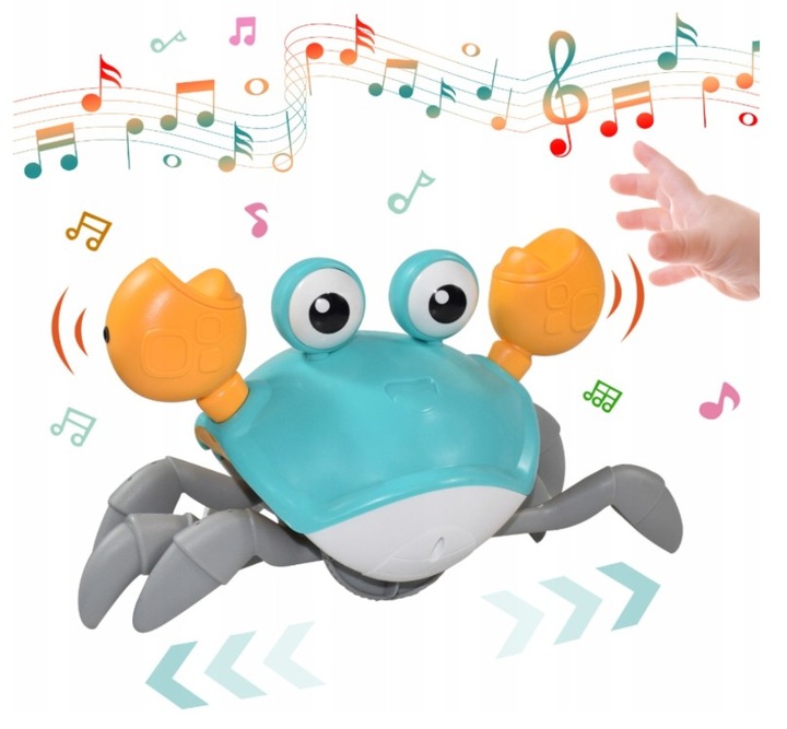 TAŃCZĄCY UCIEKAJĄCY PEŁZAJĄCY KRAB DO RACZKOWANIA DŹWIĘK