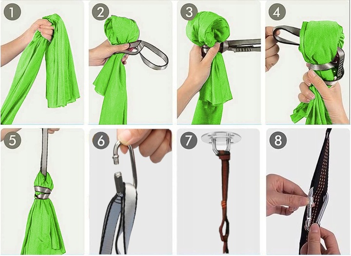 HUŚTAWKA DLA DZIECI HAMAK CHUSTA SENSORYCZNA AKROBATYCZNA JOGA + MOCOWANIE