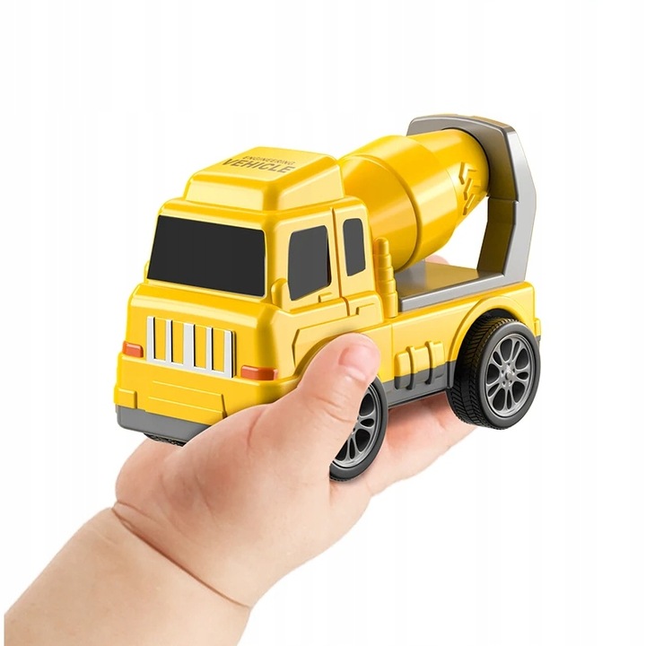 SAMOCHODY BUDOWLANE DLA DZIECI ZESTAW AUT TIR KOPARKA BETONIARKA ZABAWKA