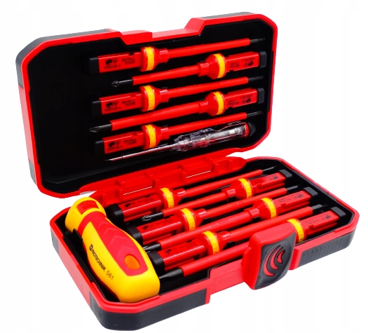 Zestaw wkrętaków wkrętaki izolowane 13-el. 1000V