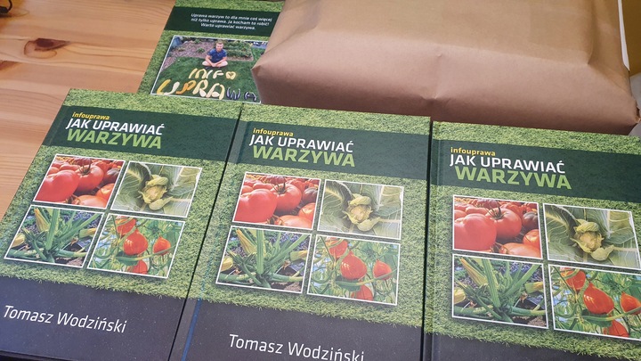 Książka infouprawa JAK UPRAWIAĆ WARZYWA + Kalendarz Warzywnika 2024