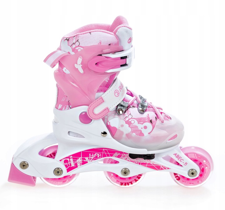 Rolko-Wrotki 3w1 Regulowane RAVEN Princess 26-29 Kauczuk