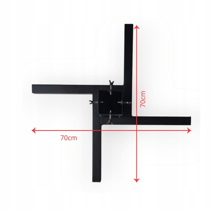 DUŻY STOJAK pod CHOINKĘ na Metalowy Choinkowy stal CZARNY nowoczesny 300cm