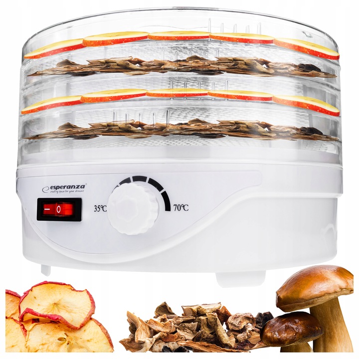 Suszarka spożywcza Esperanza DÉLICATESSE 250 W