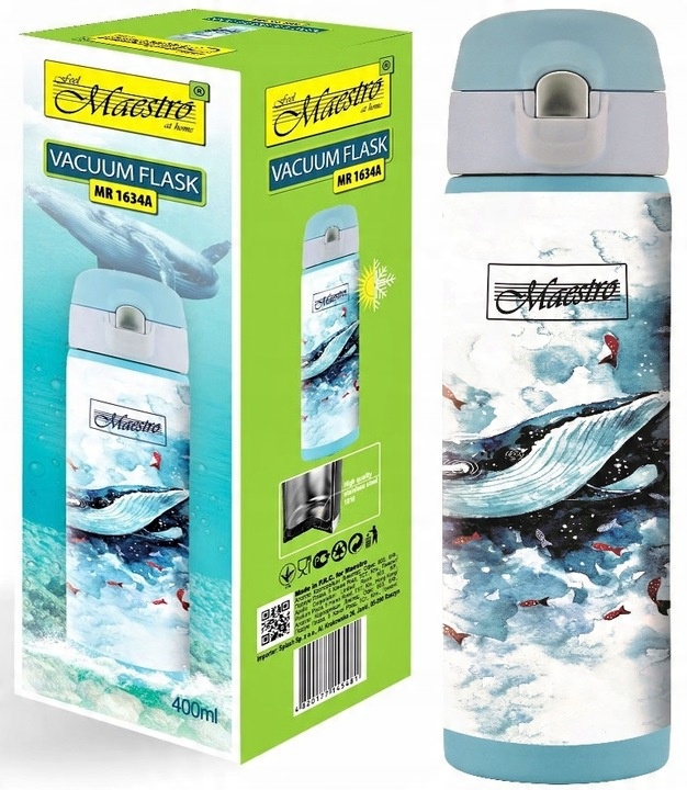 TERMOS KUBEK TERMICZNY 400ml Bidon dla Dzieci Stal