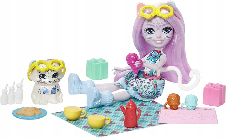 ENCHANTIMALS KALENDARZ ADWENTOWY 24 niespodzianki w tym lalka Enchantimals