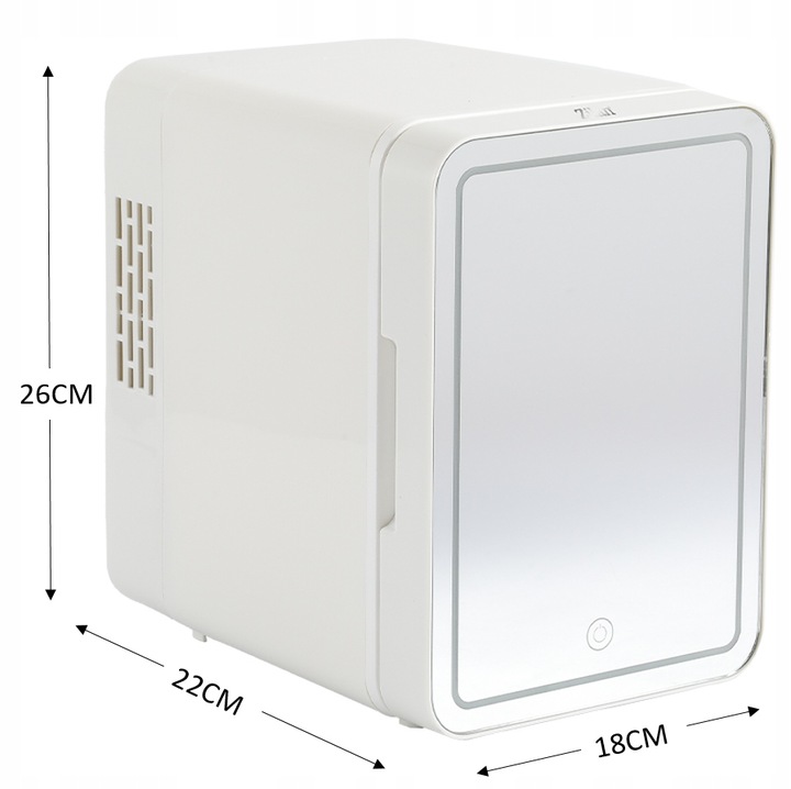 MINI LODÓWKA PRZENOŚNA TURYSTYCZNA GRZANIE CHŁODZENIE CICHA LED 4L