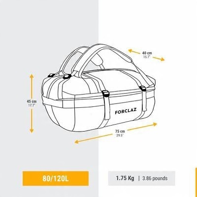Torba trekkingowa Forclaz Duffel 80-120 litrów