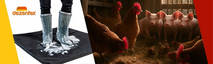 MATA DEZYNFEKCYJNA 100X100X4CM STANDARD + GRATIS!