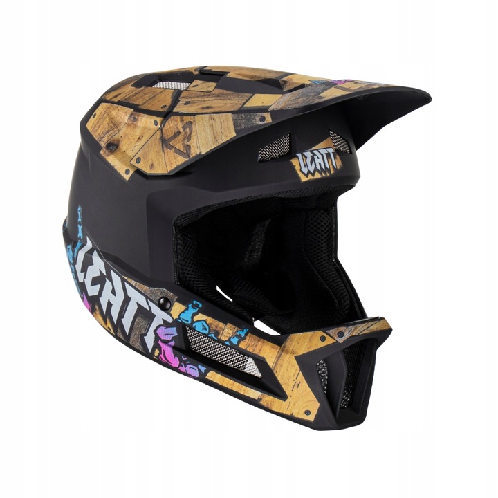 Leatt Kask Rowerowy Mtb Gravity 2.0 V23 Helmet Woody Kolor Czarny/Brązowy R