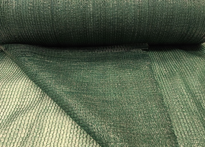 SIATKA CIENIUJĄCA MATA OSŁONA PŁOT OGRODZENIE 1,5x50m 62%+OPASKI UV ZIELONA