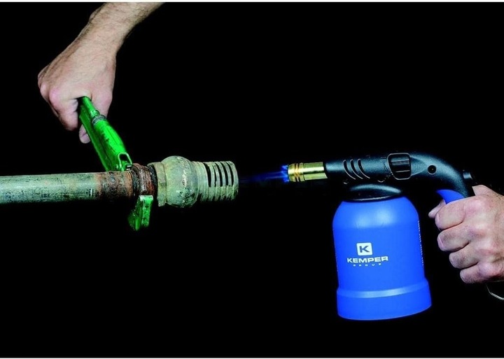 PROFESJONALNA LUTLAMPA PALNIK LAMPA DO LUTOWANIA GAZOWA + GAZ NABÓJ