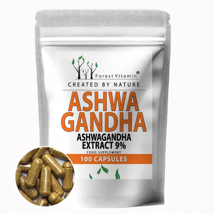 FOREST ASHWAGANDHA EKSTRAKT 700mg 9% NAJMOCNIEJSZA