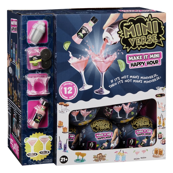 MGA's Miniverse Make It Mini Happy Hour Mini Collectibles, Blind Packaging