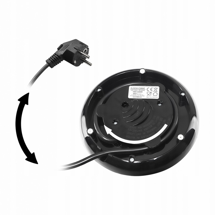 CZAJNIK ELEKTRYCZNY BEZPRZEWODOWY C280C 1,7L ELDOM