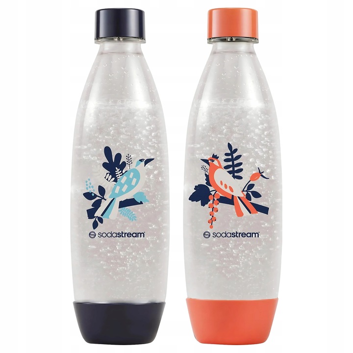 Butelki SodaStream Fuse Free Birds Ptaki 2 szt. x 1L do Saturatora Zestaw