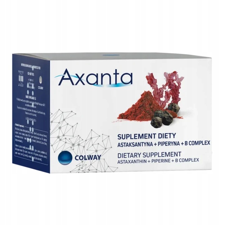2x Axanta COLWAY 60 kaps. - Astaksantyna - Suplement Diety Colway