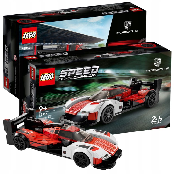 LEGO SPEED CHAMPIONS 76916 PORSHE 963 PREZENT + TORBA GRATIS