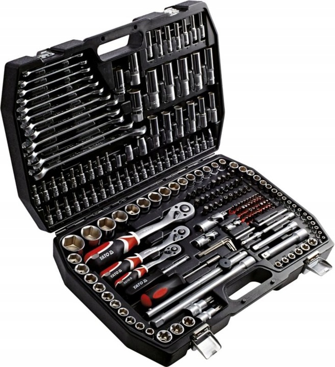 ZESTAW NARZĘDZI, KLUCZY NASADOWYCH 1/2" 1/4" i 3/8" 216 szt.