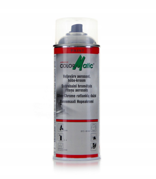 LAKIER DO FELG SREBRNY Z EFEKTEM CHROMU CHROM 0,4L