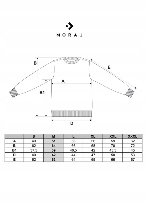 Bluza Damska Dresowa Bawełniana Bez Kaptura Wkładana Niebieska MORAJ XL