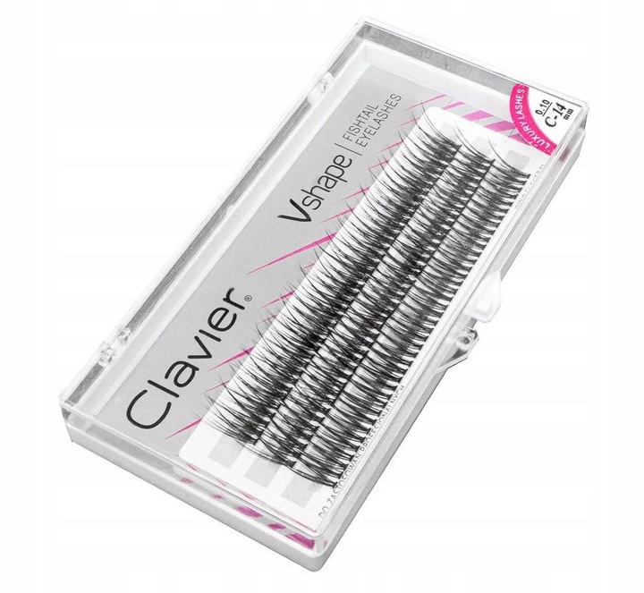 Kępki Rzęs Vshape Clavier 14mm – Jaskółki