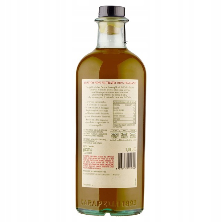 Oliwa z oliwek extra vergine Carapelli Firenze 1000 ml 1L Włoska Toskania