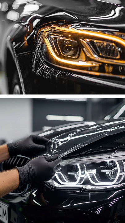 Folia PPF Do Reflektorów Lamp Samochodowych 30x100cm Premium Clear