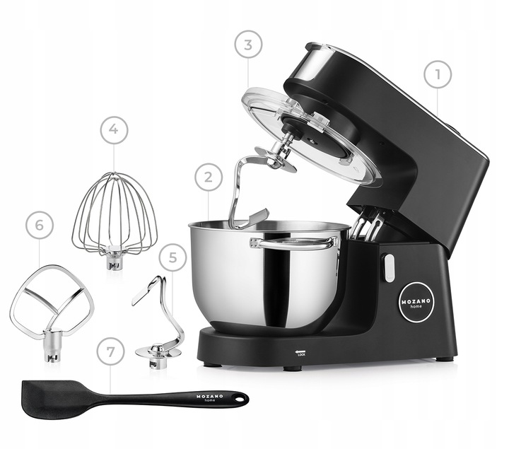 ROBOT PLANETARNY KUCHENNY MIKSER PODGRZEWANA MISA 6,2L MOCNY +GRATIS