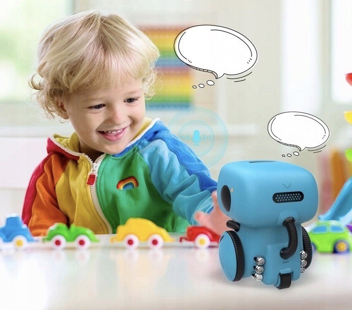 Robot Interaktywna Zabawka Sterowany Głosem, MINI, Edukacyjny, Dla Chłopca