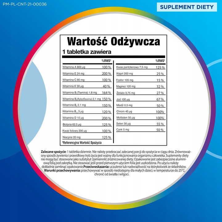 Centrum Suplement Diety dla Mężczyzn 90 Tabletek