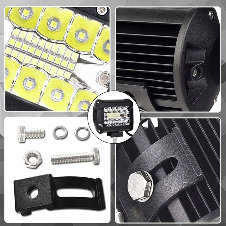 Lampa Robocza LED BAR 120W Halogen Reflektor Naświetlacz Do Ciągnika Mocny