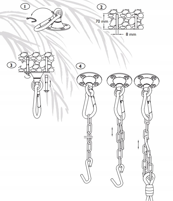 Amazonas Hak Sufitowy Power Hook